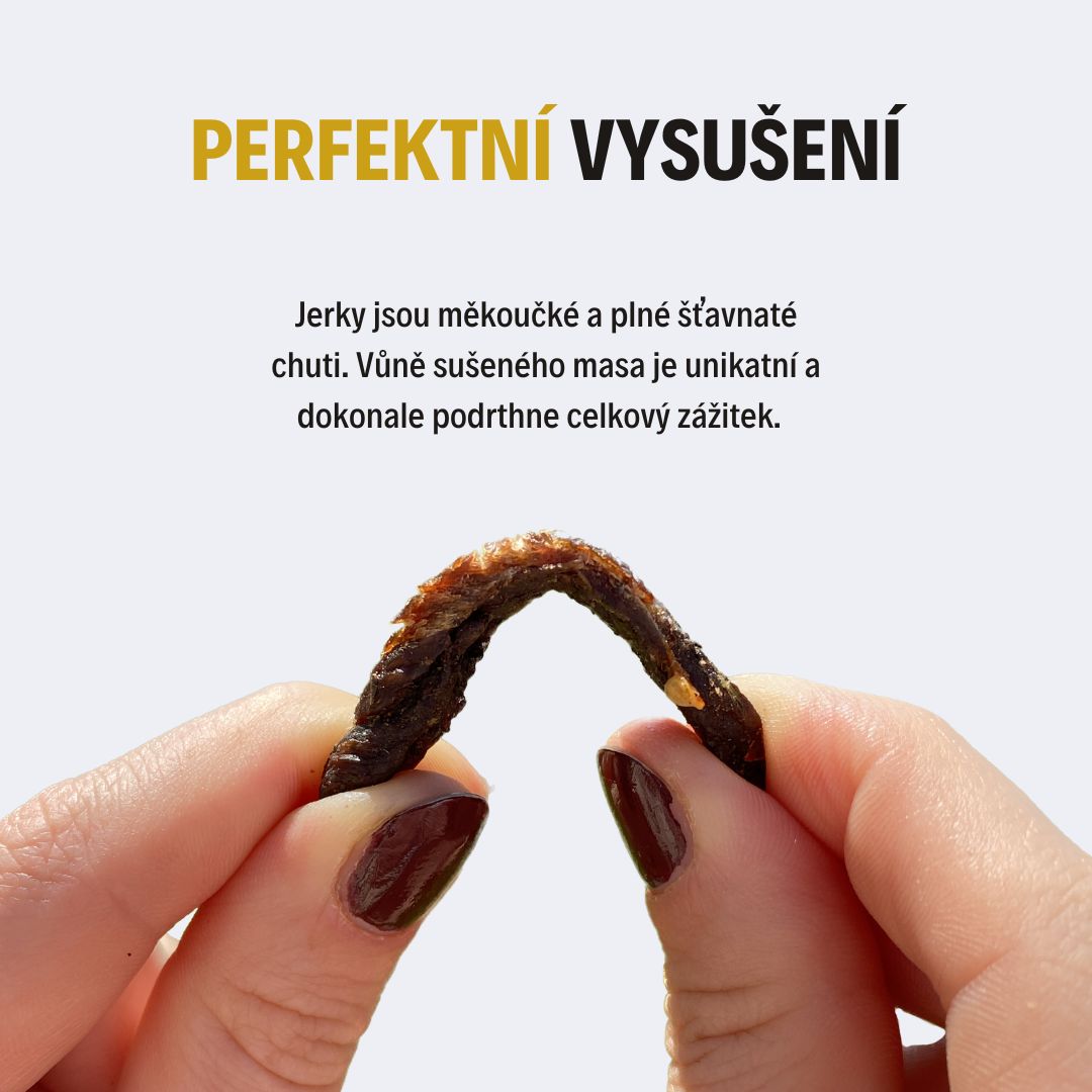 perfektní vysušení od MO jerky